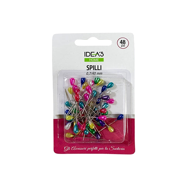 Idea's Home Headed Pins, 0.7mm/40mm- 48pk