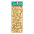 Arbee Stickers, Upper Case Letters Gold