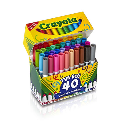 Crayola The Big 40 Washable Markers