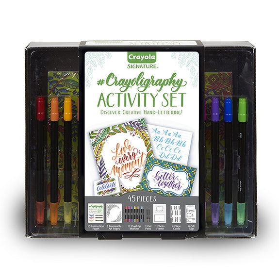 Crayola Signature Brush& Detail Dual -Tip Markers New