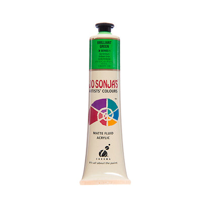 Jo Sonja Artist Acrylic Paint S1, Brilliant Green- 75ml