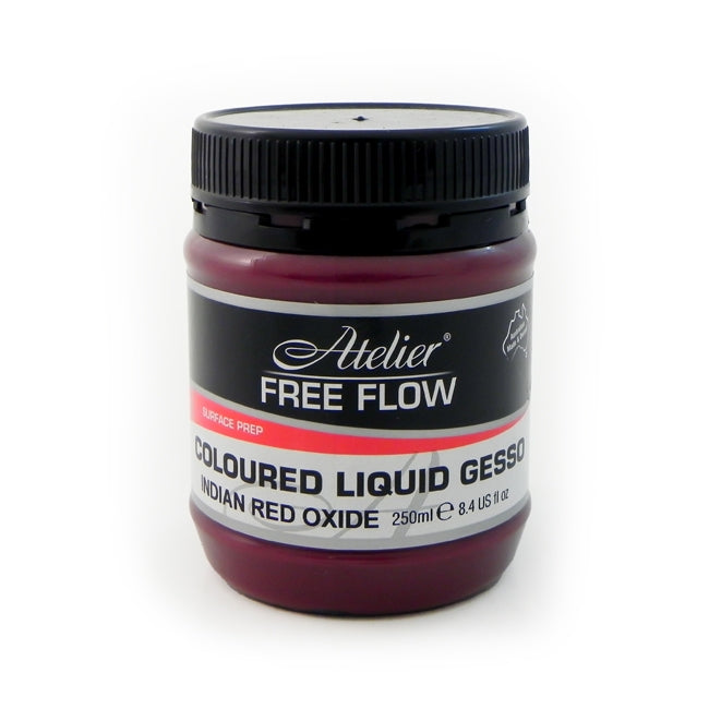 Atelier Free Flow Artist Gesso, Indian Red Oxide- 250ml