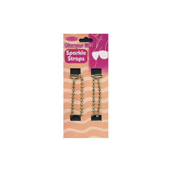 Sullivans Sparkle Straps, Gold- Small