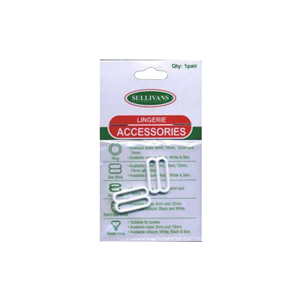 Sullivans Bar Slide, White-15 mm