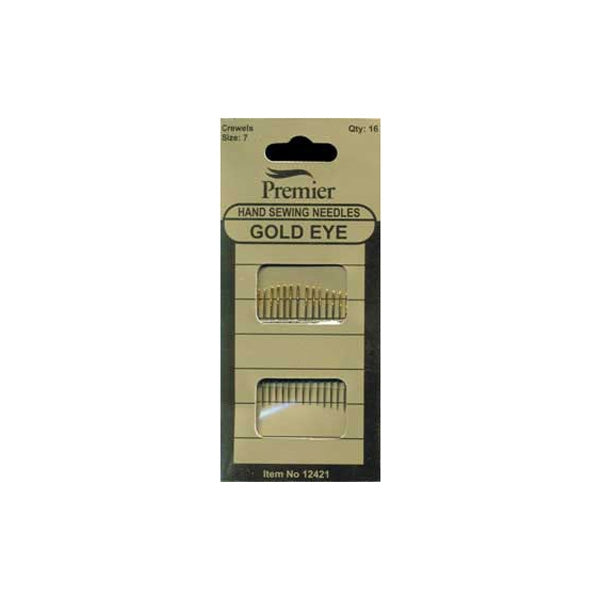 Sullivans Hand Sewing Needles, Crewel / Gold Eye