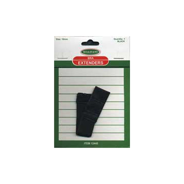 Sullivans Bra Extender, Black-  19 mm