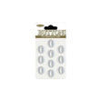 Sullivans Plastic Button, Frosted- 12 mm