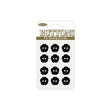 Sullivans Plastic Button, Black- 10 mm