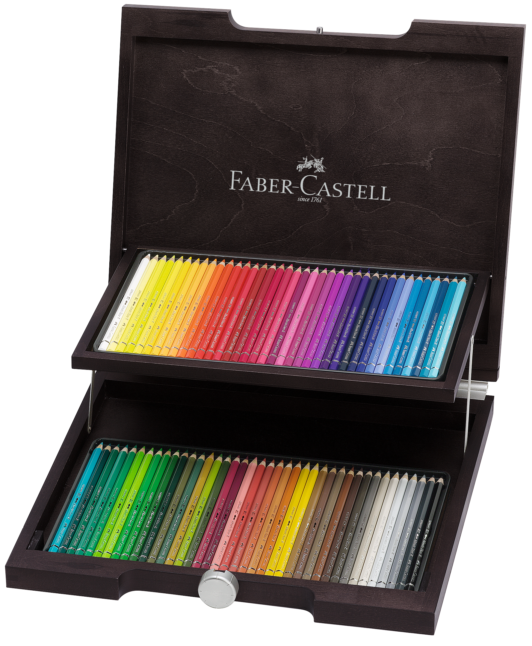 Faber Castell Albrecht Durer Artists Watercolour Pencils Assorted In Wooden Case Of 72