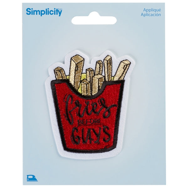 Simplicity Appliques, Fries Before Guys