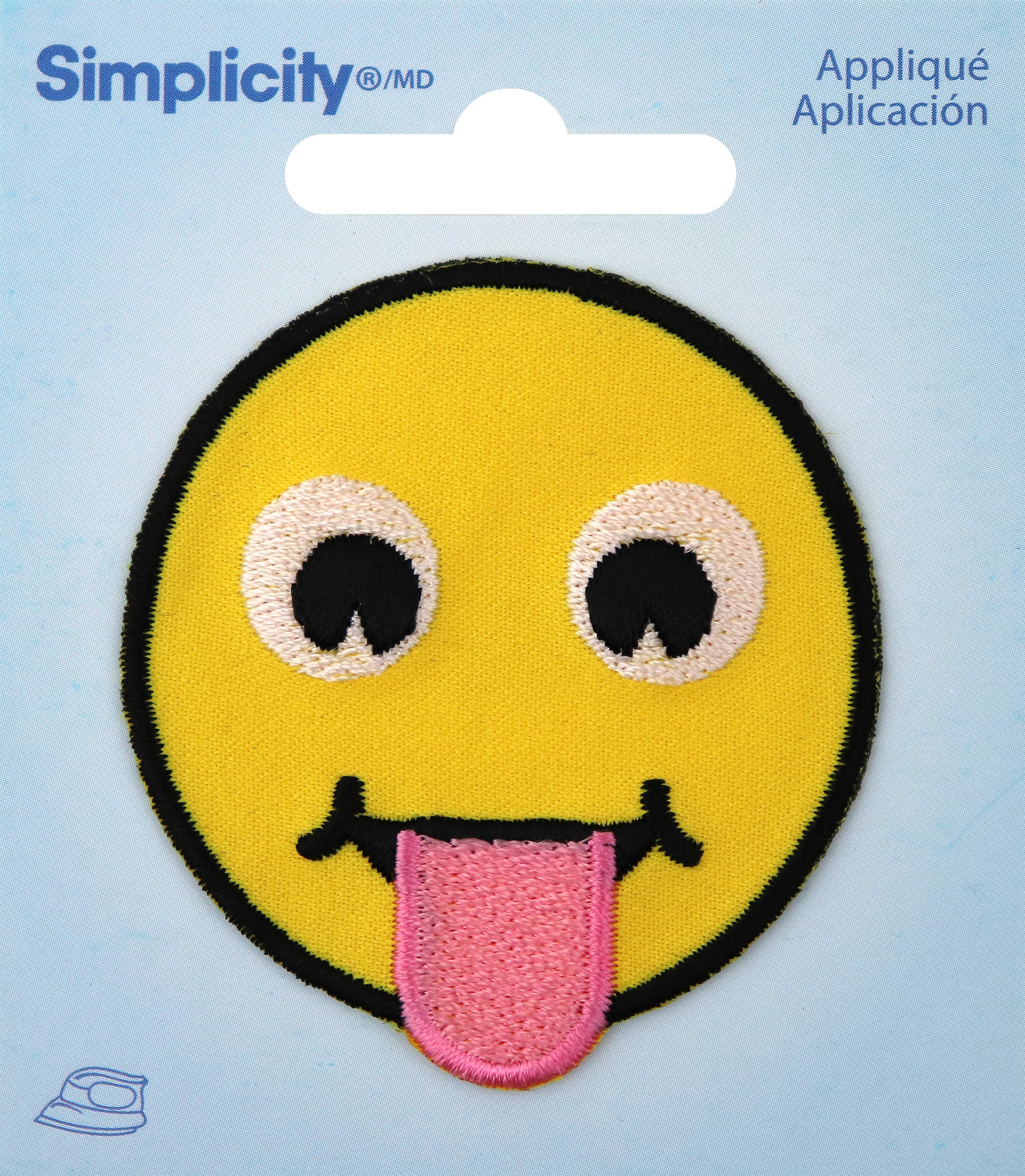 Simplicity Appliques, Tongue Out Smiley 