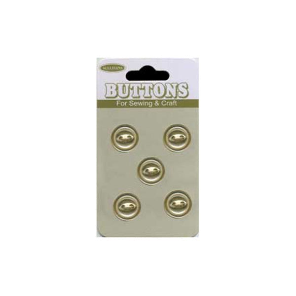 Sullivans Plastic Button, Light Cream- 12 mm