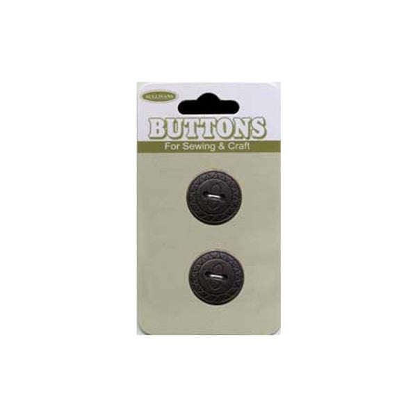 Sullivans Plastic Button, Iron- 18 mm