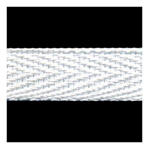 Sullivans Webbing Cotton, White- 15mm