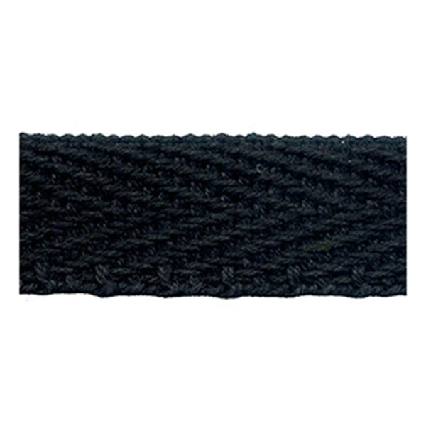 Sullivans Webbing Cotton, Black- 15mm