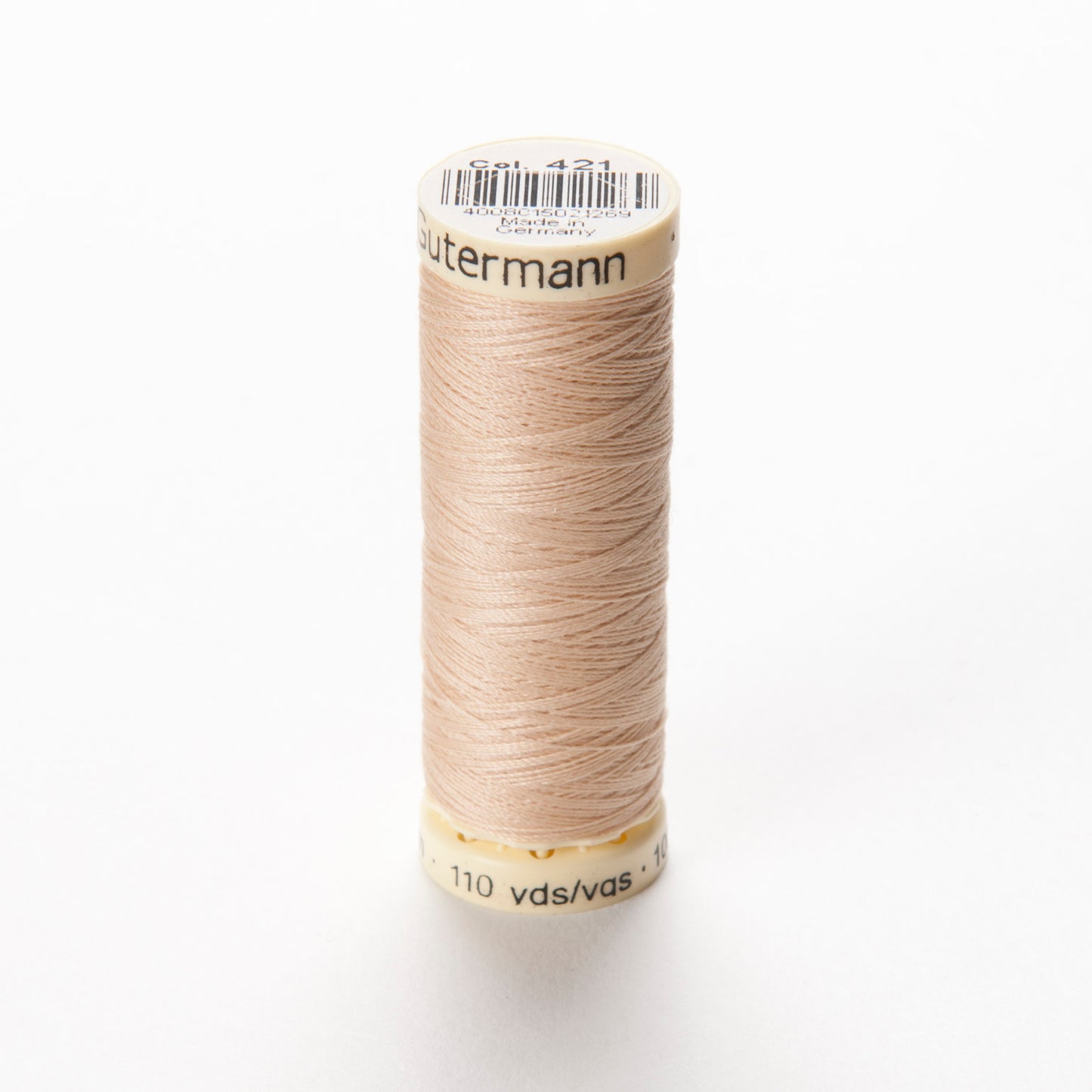 Gutermann Polyester Thread, Colour 421 - 100m