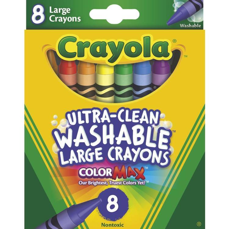 Crayola Ultra Clean Washable Crayons- 8pk