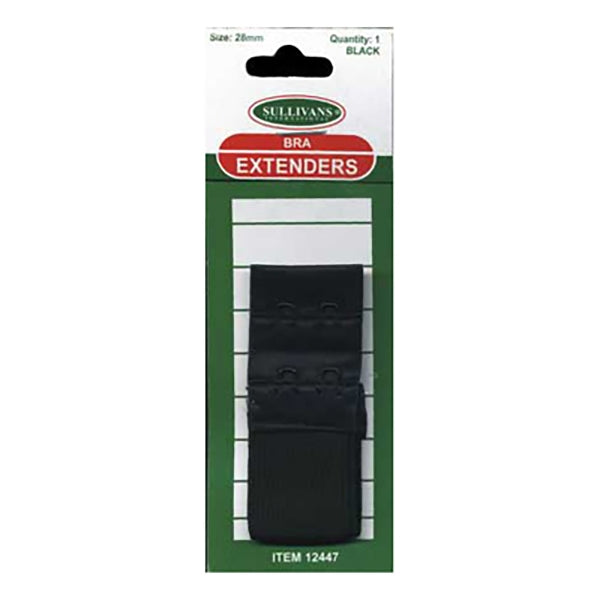 Sullivans Bra Extender, Black -28mm