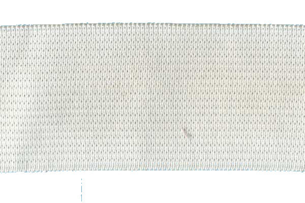 Poly Knit Elastic, White- Width 32mm