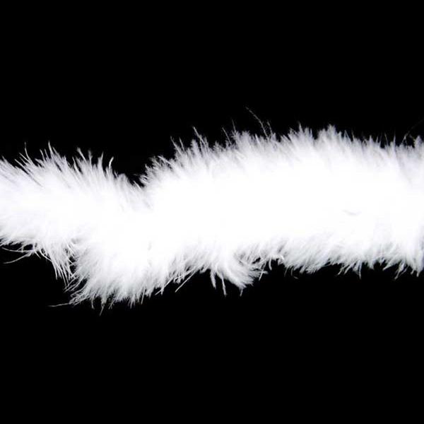 Sullivans Trim Marabou, White