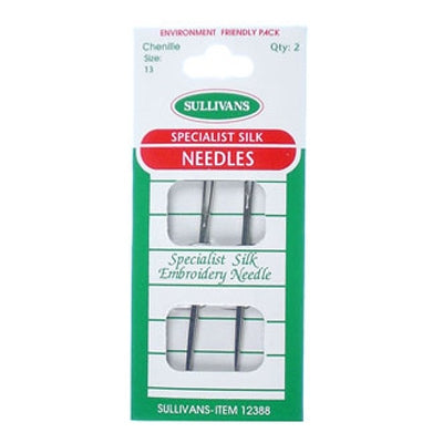 Hand Sewing Needles, Chenille Size 13- 2pk