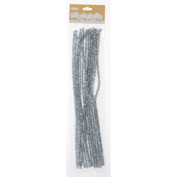 Sullivans Chenilles Value Pack, Glitter Silver