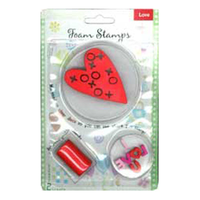 Sullivans Foam Stamps, Love