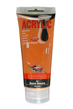 Acrylic Paint, Burnt Sienna- 200ml