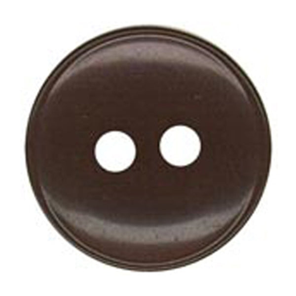 Sullivans Plastic Button, Black- 22 mm