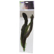 Cocktail Feathers, Green- 6pc