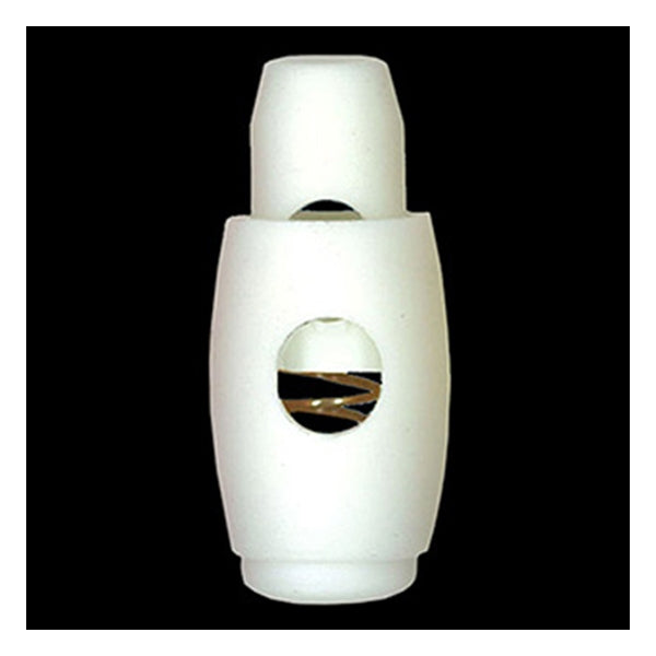 Sullivans Cord End, White- 32 mm