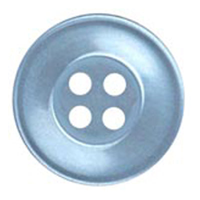 Sullivans Plastic Button 4 Hole, Sky- 14 mm