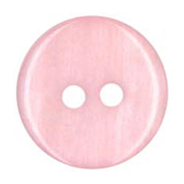 Sullivans Plastic Button, Pink- 13 mm