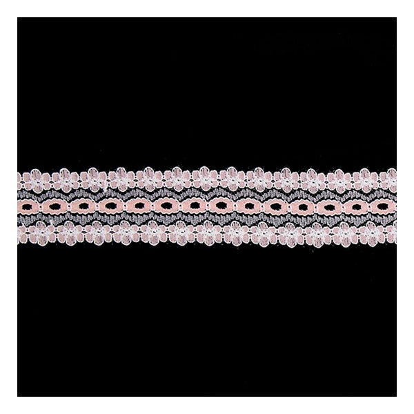 Sullivans Lace Eyelet, Pink- 35mm x 5m