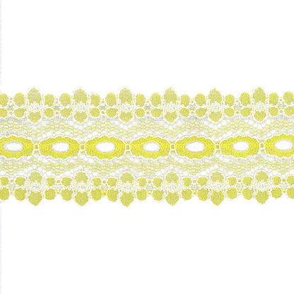 Sullivans Lace Eyelet, Lemon- 35mm x 5m