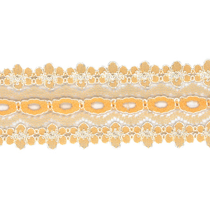 Sullivans Lace Eyelet, Peach- 35mm x 5m