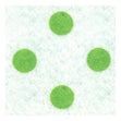 Craft Printed Felt Polka Dots, Lime- 30cmx22cm