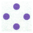 Craft Printed Felt Polka Dots, Lavender- 30cmx22cm