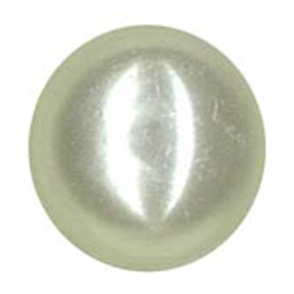 Sullivans Plastic Button, White Pearl- 10 mm