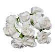 Craft Flower Rose, White- Small
