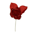 Craft Flower Beaded, Red- Extra Large