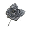 Craft Flower Beaded, Silver- Extra Large