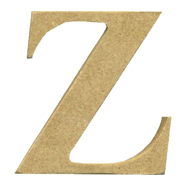 Sullivans MDF Alphabet, Z- 6x60mm