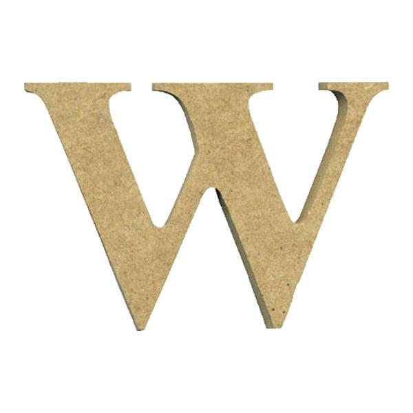 Sullivans MDF Alphabet, W- 12x170mm