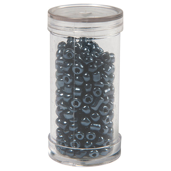 Sullivans Seed Beads, Gun Grey- Size 6