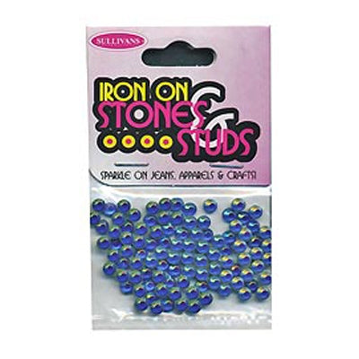 Sullivans Iron On Gems, 4mm Purple- 85pk