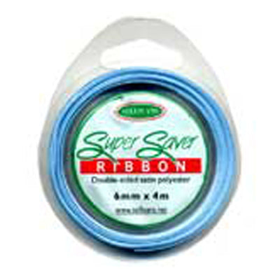 Sullivans Satin Ribbon, Baby Blue- 6mm