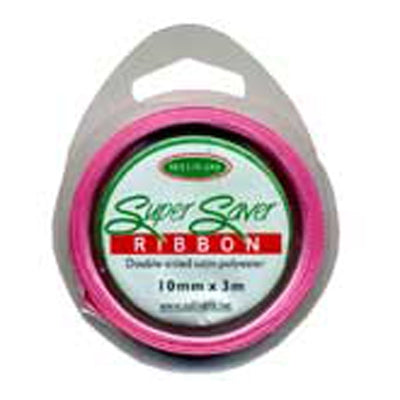 Sullivans Satin Ribbon, Lolly Musk- 10mm