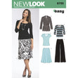 Newlook Pattern 6572 Misses' Jumper Dress