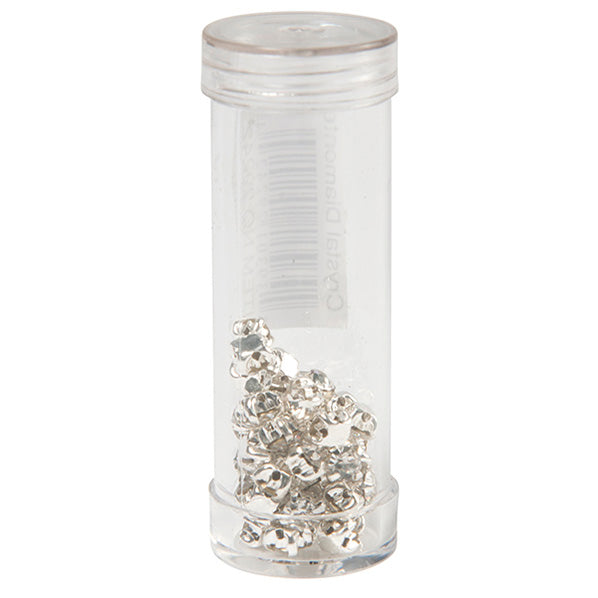 Sullivans Crystal Diamonte Beads, Clear- 4x52mm